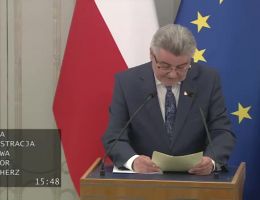 Senator Janusz Pęcherz - Wystąpienie z dnia 22 maja 2024 roku.