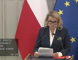 Senator Agnieszka Gorgoń-Komor - Wystąpienie z dnia 22 maja 2024 roku.