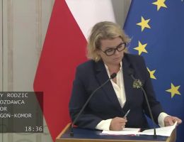 Senator Agnieszka Gorgoń-Komor - Wystąpienie z dnia 22 maja 2024 roku.
