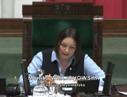 Posłanka Monika Wielichowska - Wystąpienie z dnia 22 maja 2024 roku.
