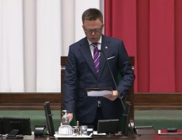 Posłowie Rafał Romanowski i Henryk Smolarz - Ślubowanie z dnia 23 lipca 2024 roku.