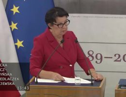 Senator Ewa Matecka - Wystąpienie z dnia 24 lipca 2024 roku.