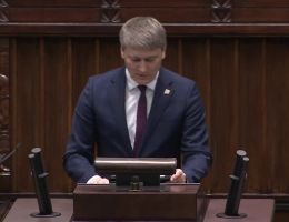 Poseł Marcin Skonieczka - Oświadczenie z dnia 16 stycznia 2024 roku.