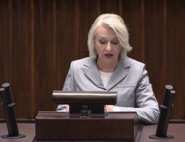 Posłanka Elżbieta Gapińska - Wystąpienie z dnia 17 stycznia 2024 roku.