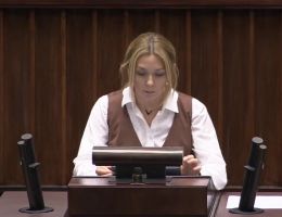 Posłanka Barbara Oliwiecka - Wystąpienie z dnia 25 stycznia 2024 roku.