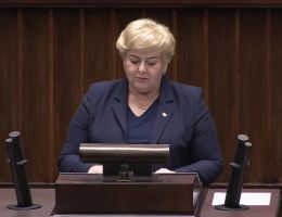 Posłanka Małgorzata Pępek - Wystąpienie z dnia 25 stycznia 2024 roku.