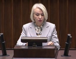 Posłanka Elżbieta Gapińska - Wystąpienie z dnia 25 stycznia 2024 roku.