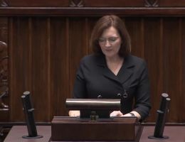 Posłanka Ewa Leniart - Oświadczenie z dnia 25 stycznia 2024 roku.