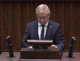 Poseł Włodzimierz Skalik - Oświadczenie z dnia 26 stycznia 2024 roku.