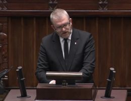 Poseł Grzegorz Braun - Oświadczenie z dnia 09 lutego 2024 roku.