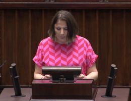 Posłanka Marta Stożek - Wystąpienie z dnia 26 września 2024 roku.