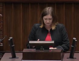 Posłanka Anna Gembicka - Wystąpienie z dnia 01 października 2024 roku.