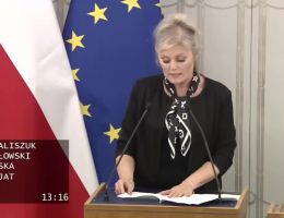 Senator Ewa Kaliszuk - Wystąpienie z dnia 07 listopada 2024 roku.