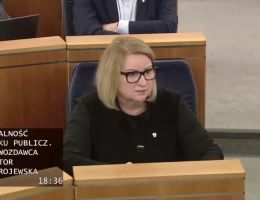 Senator Barbara Zdrojewska - Wystąpienie z dnia 21 listopada 2024 roku.