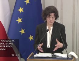 Senator Ewa Kaliszuk - Wystąpienie z dnia 18 grudnia 2024 roku.