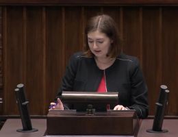 Posłanka Anna Gembicka - Wystąpienie z dnia 08 stycznia 2025 roku.