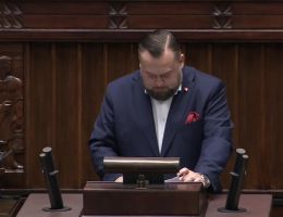 Poseł Dominik Jaśkowiec - Wystąpienie z dnia 24 stycznia 2025 roku.
