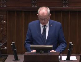 Poseł Fryderyk Sylwester Kapinos - Oświadczenie z dnia 20 lutego 2025 roku.