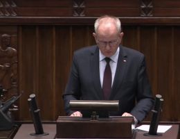 Poseł Fryderyk Sylwester Kapinos - Oświadczenie z dnia 20 marca 2025 roku.