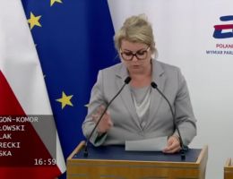 Senator Agnieszka Gorgoń-Komor - Wystąpienie z dnia 23 kwietnia 2025 roku.