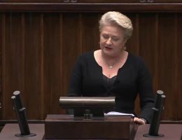 Posłanka Bożena Lisowska - Oświadczenie z dnia 08 maja 2025 roku.