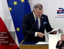 Senator Stanisław Gawłowski - Wystąpienie z dnia 14 maja 2025 roku.
