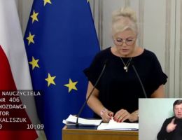 Senator Ewa Kaliszuk - Wystąpienie z dnia 31 lipca 2025 roku.