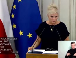 Senator Ewa Kaliszuk - Wystąpienie z dnia 31 lipca 2025 roku.