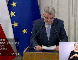 Senator Janusz Pęcherz - Wystąpienie z dnia 24 września 2025 roku.