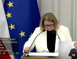 Senator Barbara Zdrojewska - Wystąpienie z dnia 25 września 2025 roku.