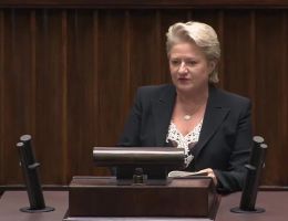 Posłanka Bożena Lisowska - Wystąpienie z dnia 09 października 2025 roku.