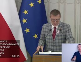 Senator Artur Dunin - Wystąpienie z dnia 15 października 2025 roku.