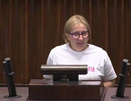 Posłanka Joanna Wicha - Oświadczenie z dnia 16 października 2025 roku.