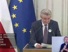 Senator Janusz Pęcherz - Wystąpienie z dnia 06 listopada 2025 roku.