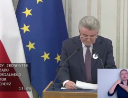 Senator Janusz Pęcherz - Wystąpienie z dnia 06 listopada 2025 roku.