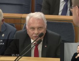 Senator Artur Dunin - Wystąpienie z dnia 06 listopada 2025 roku.