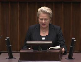 Posłanka Bożena Lisowska - Oświadczenie z dnia 18 listopada 2025 roku.