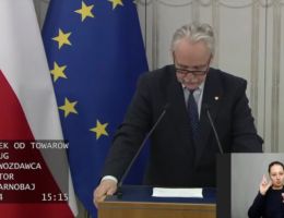 Senator Leszek Czarnobaj - Wystąpienie z dnia 26 listopada 2025 roku.