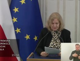 Senator Jolanta Piotrowska - Wystąpienie z dnia 27 listopada 2025 roku.