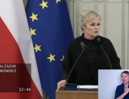 Senator Ewa Kaliszuk - Wystąpienie z dnia 08 stycznia 2026 roku.