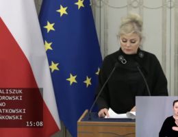 Senator Ewa Kaliszuk - Wystąpienie z dnia 08 stycznia 2026 roku.