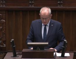 Poseł Fryderyk Sylwester Kapinos - Oświadczenie z dnia 08 stycznia 2026 roku.