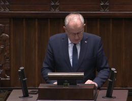 Poseł Fryderyk Sylwester Kapinos - Oświadczenie z dnia 08 stycznia 2026 roku.