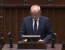 Poseł Fryderyk Sylwester Kapinos - Oświadczenie z dnia 09 stycznia 2026 roku.