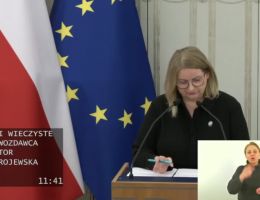 Senator Barbara Zdrojewska - Wystąpienie z dnia 21 stycznia 2026 roku.