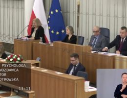 Senator Jolanta Piotrowska - Wystąpienie z dnia 21 stycznia 2026 roku.