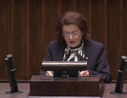 Posłanka Maria Kurowska - Oświadczenie z dnia 22 stycznia 2026 roku.