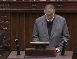 Poseł Szymon Giżyński - Oświadczenie z dnia 13 lutego 2026 roku.