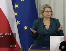 Senator Agnieszka Gorgoń-Komor - Wystąpienie z dnia 18 lutego 2026 roku.