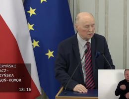 Senator Michał Seweryński - Wystąpienie z dnia 18 lutego 2026 roku.